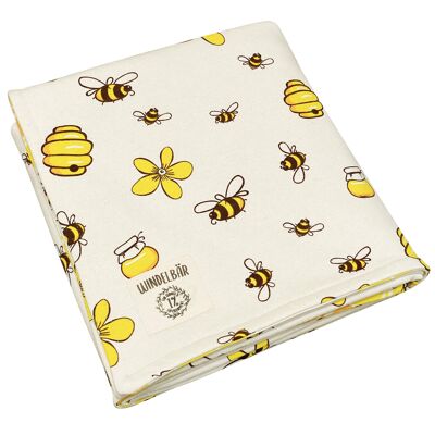 baby blanket - bees