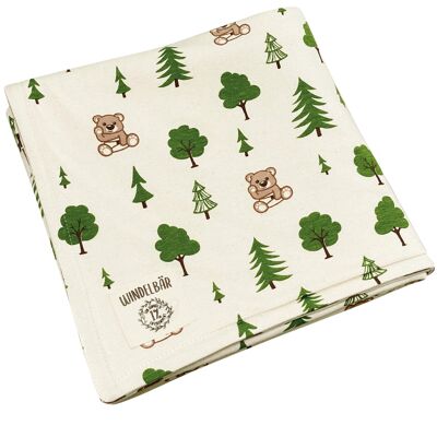baby blanket - forest