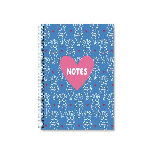 Bodies A5 Wired Notebook pack of 6