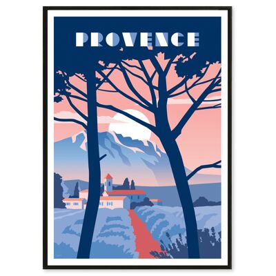 Affiche Provence 30x40cm