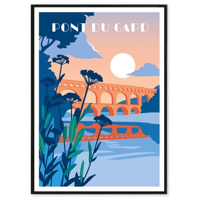 Affiche Pont du Gard 30x40cm