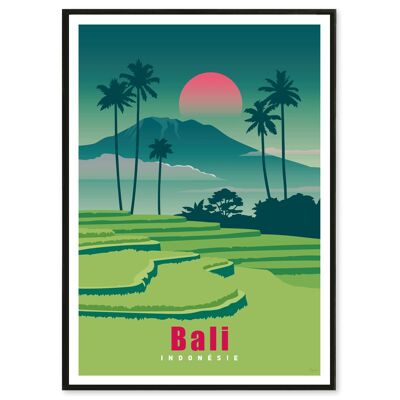 Affiche Bali 30x40cm