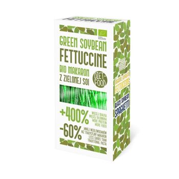 Fettuccine de nouilles vertes au soja Bio 200 g 1