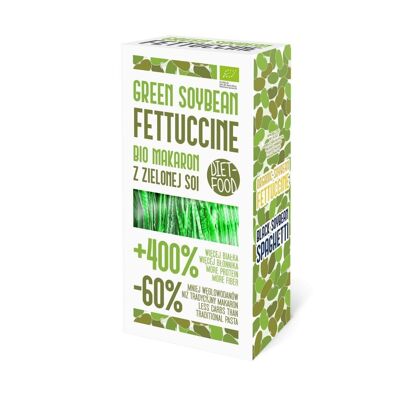 Fettuccine de nouilles vertes au soja Bio 200 g