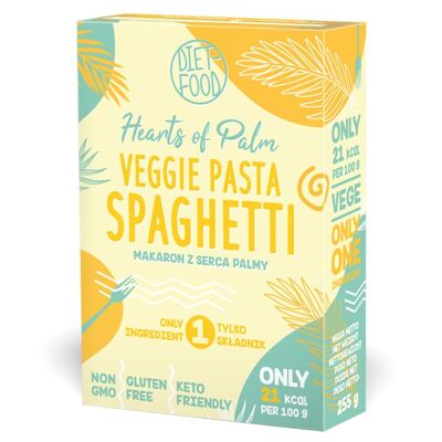 Pasta keto Espagueti de palmito - caja 255 g