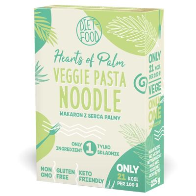 Keto pasta Nouilles Coeurs de Palmier - boîte 255 g