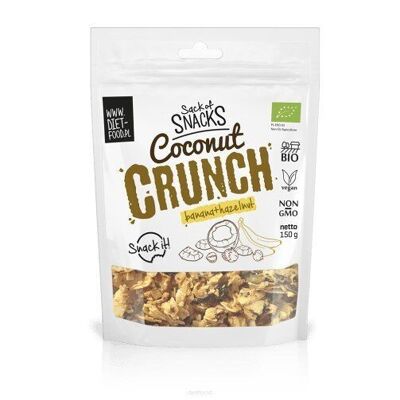 Bio Coconut Crunch with Banana and Gazelnut 150 g