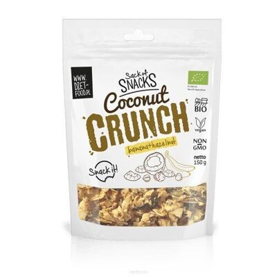 Bio-Kokos-Crunch mit Banane und Gazelnuss 150 g