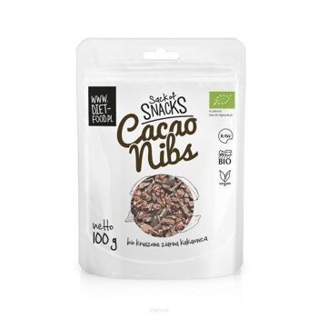 Fèves de cacao concassées bio 100 g 1