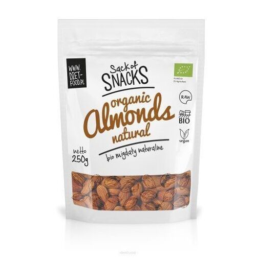 Bio almonds natural - whole - 250g