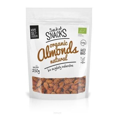 Bio almendras naturales - enteras - 250g