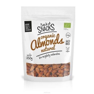 Bio almonds natural - whole - 250g