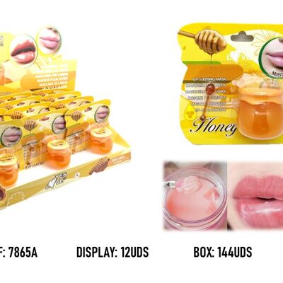 Feuchtigkeitsspendende Honig-Lippen-Nachtmaske