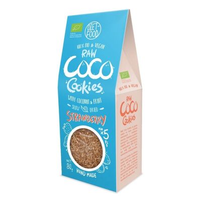 Bio Coco Cookies Fragola 80 g