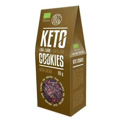 Galletas Keto Bio con Cacao 80 g
