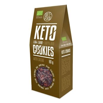 Bio Keto Biscuits au Cacao 80 g 1