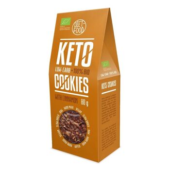 Biscuits Bio Keto à la Cannelle 80 g 1