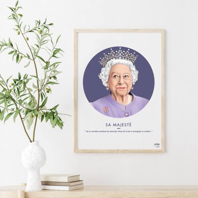 Poster - Her Majesty - 30x40cm