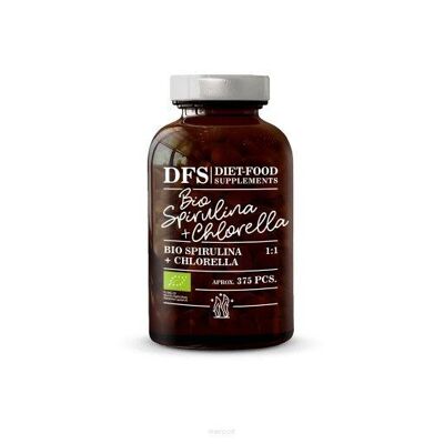 Bio Espirulina con Clorella 150 g - aprox. 375 pestañas