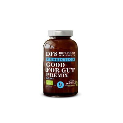 Probiótico No.  9 Good For Gut Premix 27 g - aprox. 60 cápsulas