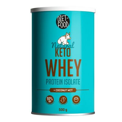 Keto Whey Protein con olio di cocco MCT 500 g