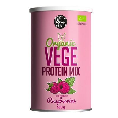 Bio Vege Protein Mix - Lampone 500 g