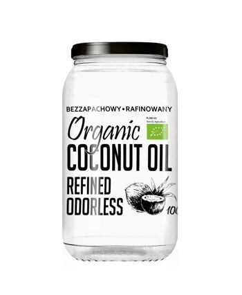 Huile de Coco Bio Raffinée 1000 ml 1