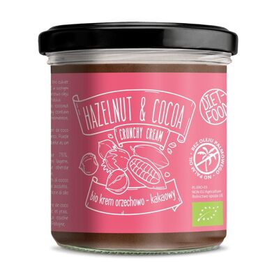 Bio Crema Croccante Nocciole e Cacao 300 g