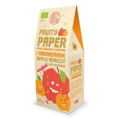Bio Papierapfel mit Aprikosen und Rhabarber 25 g