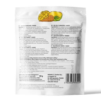 Gelée Fruitée Bio - Carotte & Mangue 50 g 2
