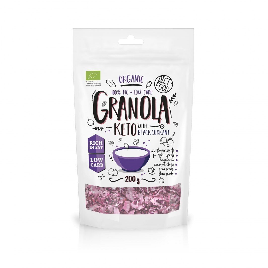 Bio Keto Granola con Ribes Nero 200 g