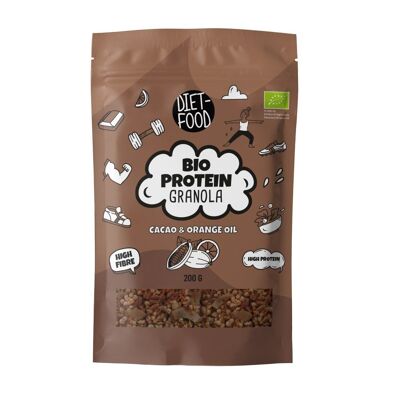 Bio Protein Granola Cacao et Huile d'Orange 200 g