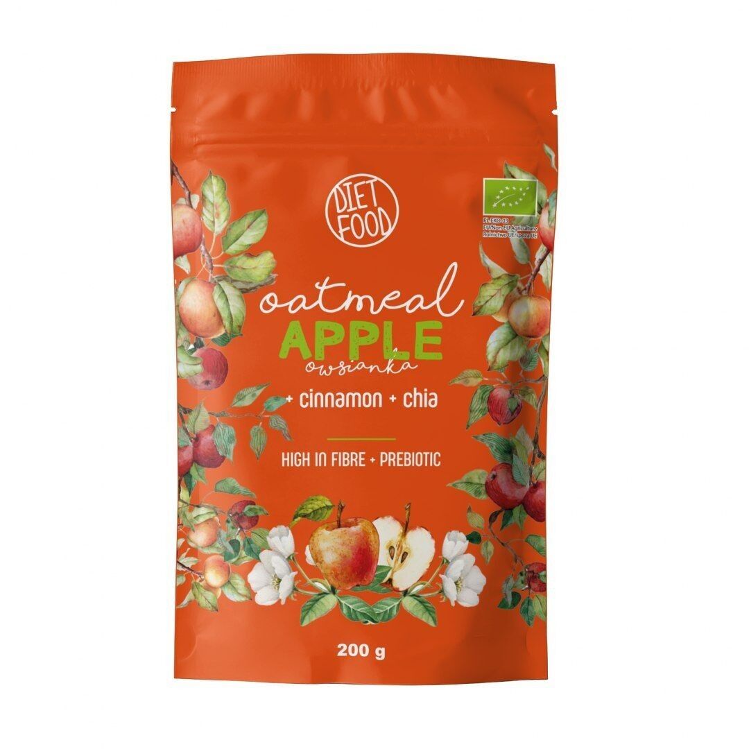 Farina d'Avena Bio Mela con Prebiotico 200 g