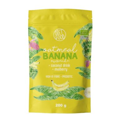 Farina d'Avena Bio Banana con prebiotico 200 g