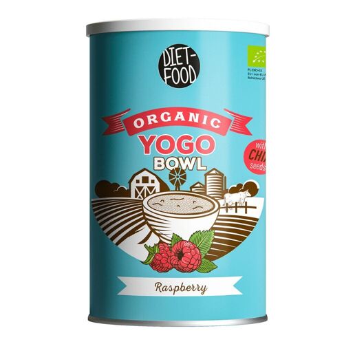 Diet-Food Bio Yogo bowl with chia - raspberry - tube 500g