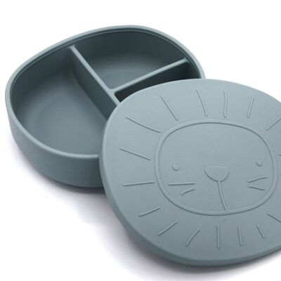 Silicone Lunchbox Alfie the Lion Jade