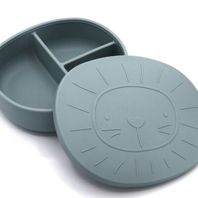 Lunchbox in silicone Alfie the Lion Jade