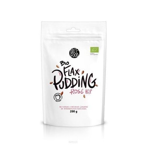 Bio Flaxseed Pudding Wild Rose 200 g