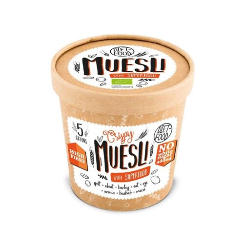 Bio Muesli avec Superfood tasse 70 g