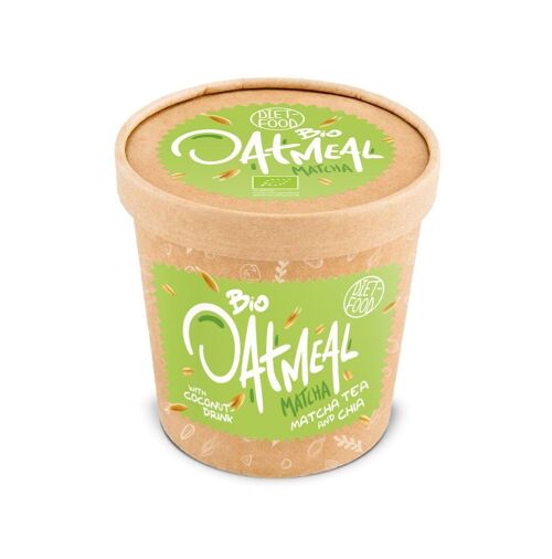Bio Matcha Oatmeal cup 70 g