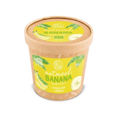 Tasse de flocons d'avoine Bio Banane 70 g