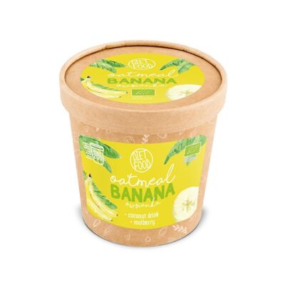 Tasse de flocons d'avoine Bio Banane 70 g