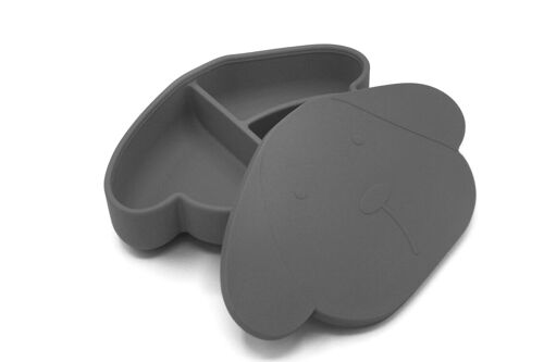 Silicone Lunchbox Milo the Dog Storm Grey