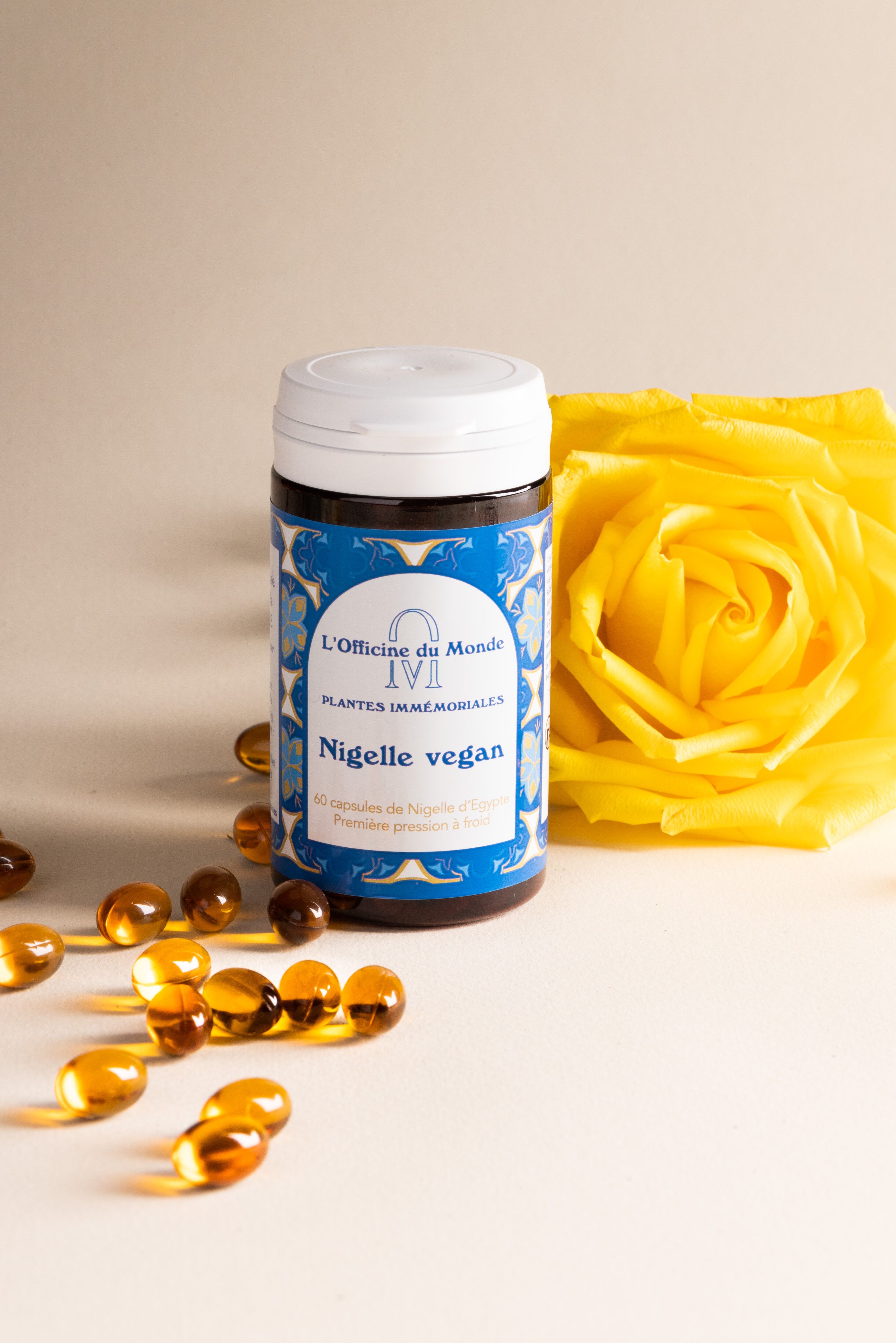 Capsule di nigella vegane