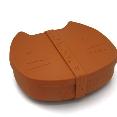 Lunchbox in silicone Pippa la Gatta Caramello