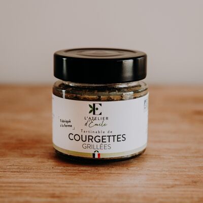 Tartinade de courgettes grillées