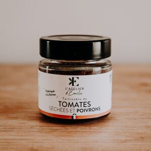 Tartinade de tomates séchées et poivrons grillés