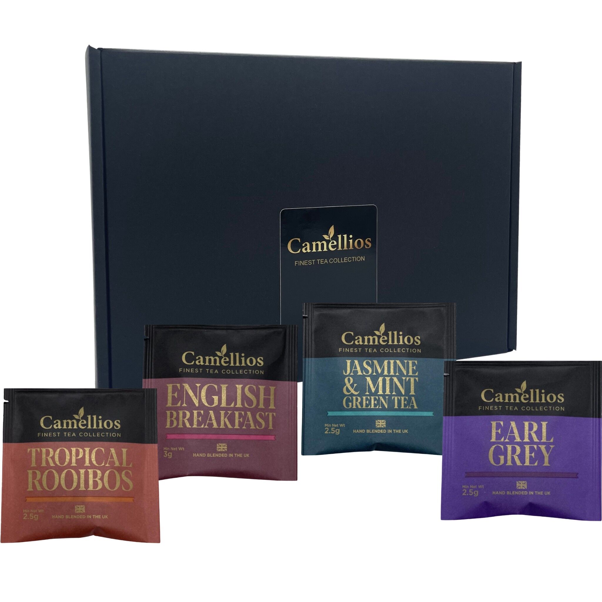 Tea Gift Box, 4 Specialty Tea Blends, 24 Enveloped Tea Bags