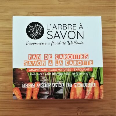 Fan de carottes - Savon exfoliant chanvre et carotte