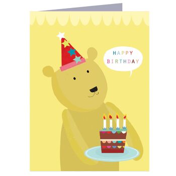 Carte d'anniversaire mini ours TY10 1